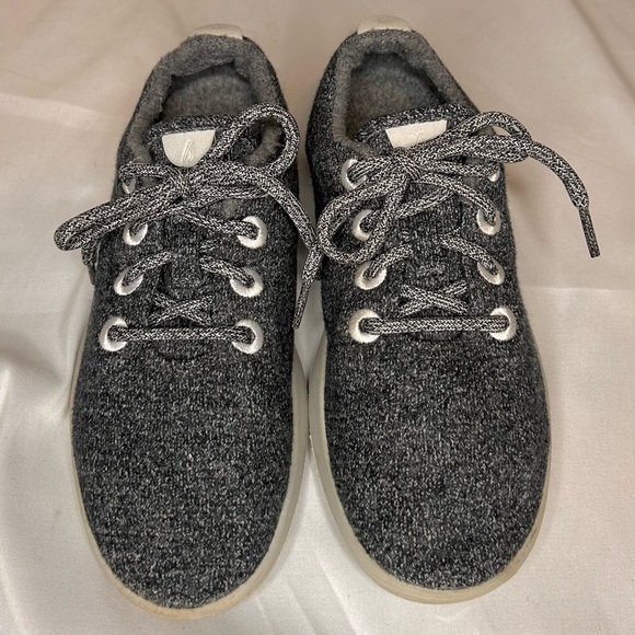 Allbirds Womens Wool Runners Mizzle 0719 NV1 grey Running Shoes Sneakers‎ Size 7 - Picture 2 of 5